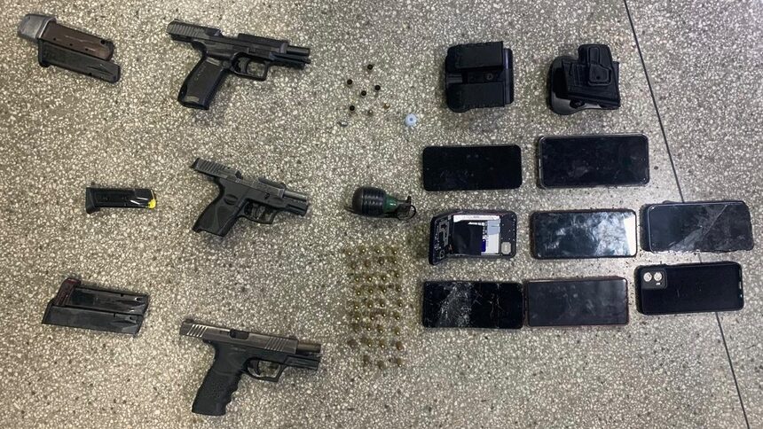 Armas apreendidas