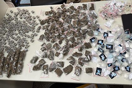 Drogas apreendidas Pernambués