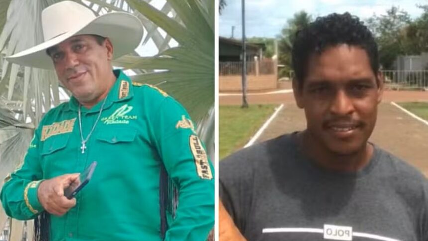 Dois homens que foram vítimas da violência em Una