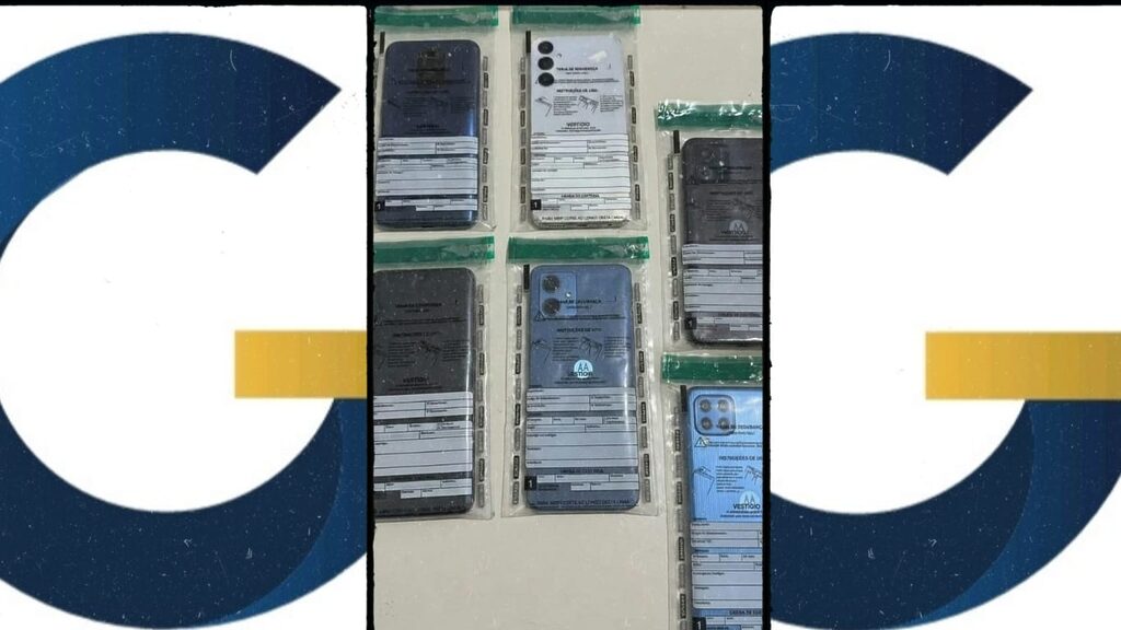 Celulares apreendidos