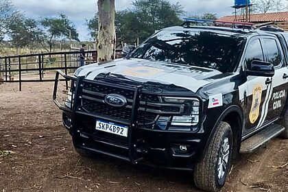 Viatura da Polícia Civil em Poções