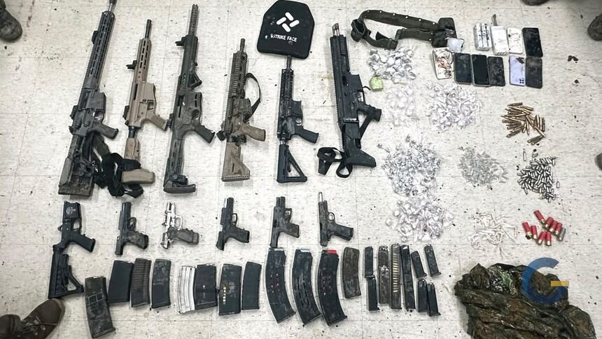 Armas apreendidas na Bahia