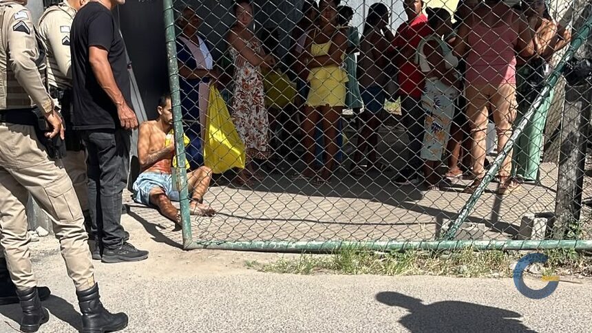 Baleado presídio Feira