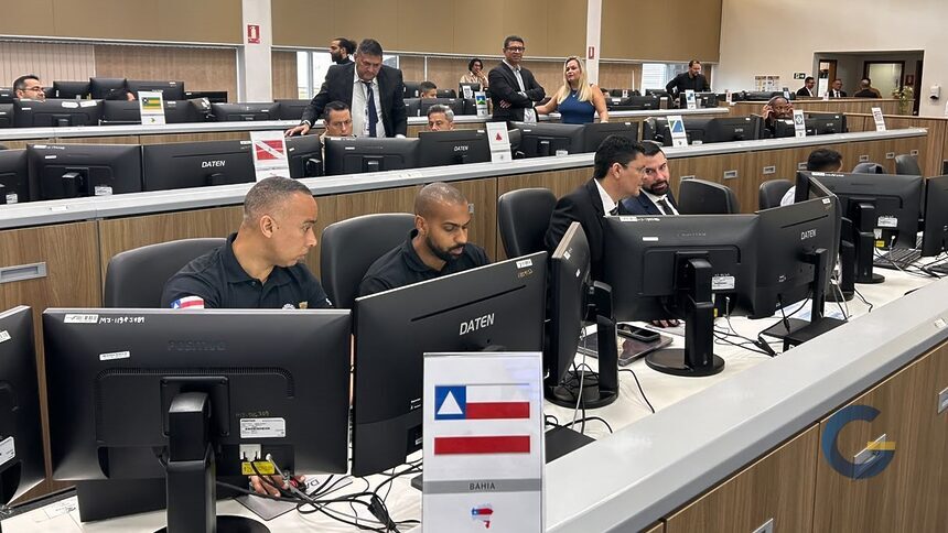 Policiais da Bahia no CICC Nacional