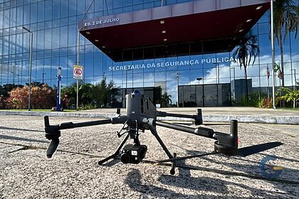 Drone usado pela SSP nas Eleições 2026