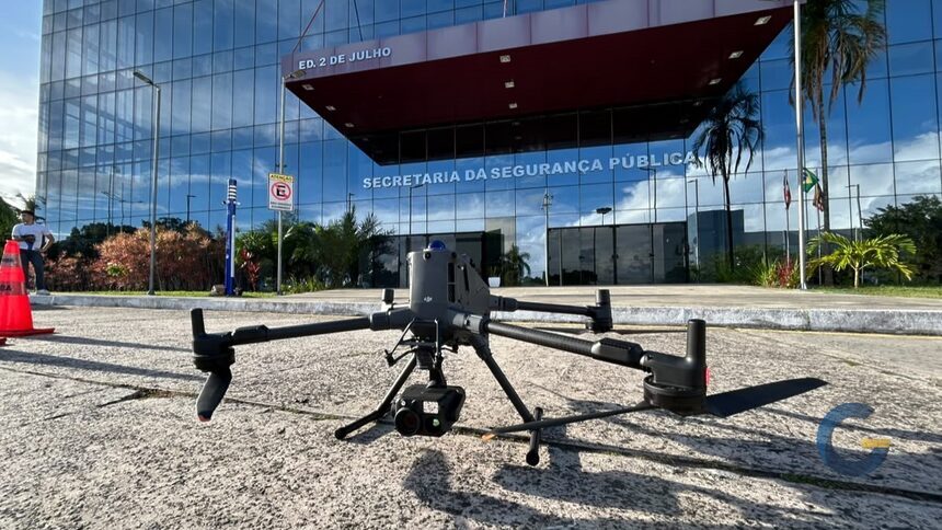 Drone usado pela SSP nas Eleições 2026