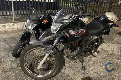 Motos recuperadas pela polícia