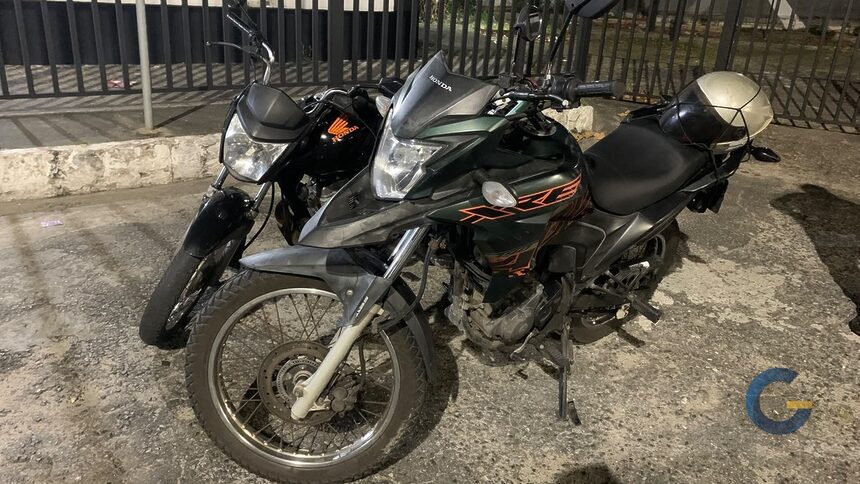 Motos recuperadas pela polícia